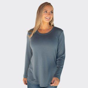 WOOLX Blair Tunic Stormy Weather Size Small